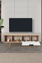Hanah Home Venüs 3340 Soporte para TV Roble Zafiro y Blanco